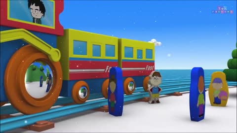 Train Cartoon Video for Kids