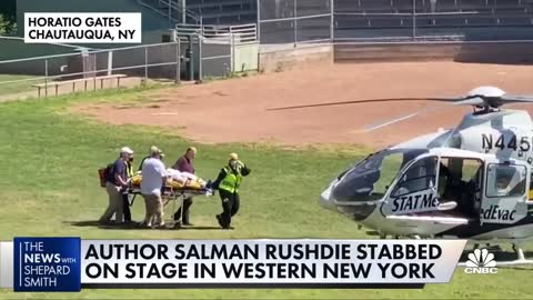 Author Salman Rushdie stabbed on stage in Western New York
