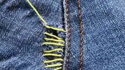 Your best cloth stitching technique