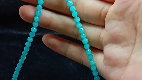 Natural turquoise and faceted Amazonite with bumble bee beads handmade gemstone