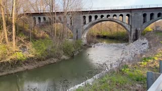 April 7, 2024 - The “Haunted Bridge” in Avon, Indians