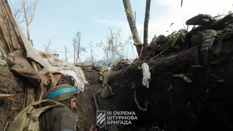 BRUTAL reality of trench warfare in Ukraine