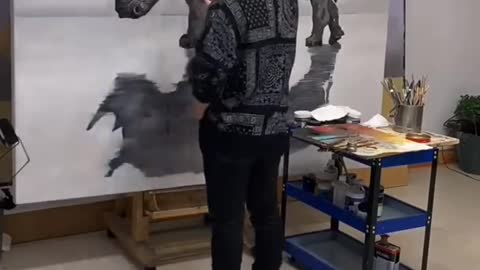Amazing Drawing Art Video Rhino
