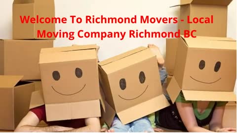 Richmond Movers - Local Moving Company in Richmond, BC