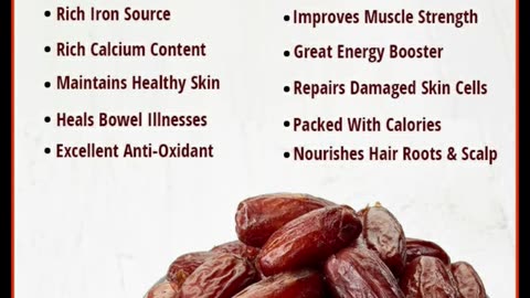 amazing benefits of dry dates