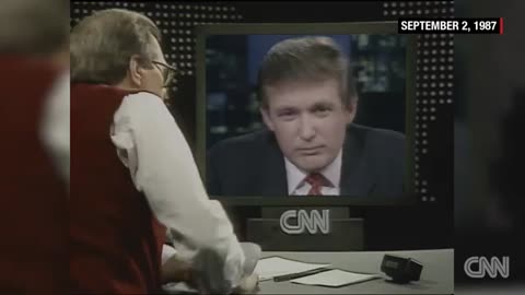 Donald Trump I don't want to be president - entire 1987 CNN interview (Larry King Live)