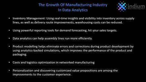 Leveraging The Power Of Data Analytics For Manufacturing Industries