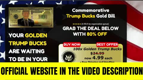 Trump: Golden Trump Bucks | USA Golden Bucks | Is it worth Buying !!!| Honest Talk