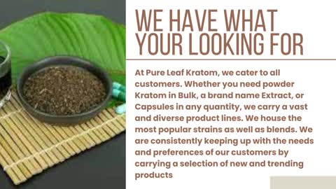 Kratom capsules