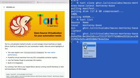 Using Tart: Base VM