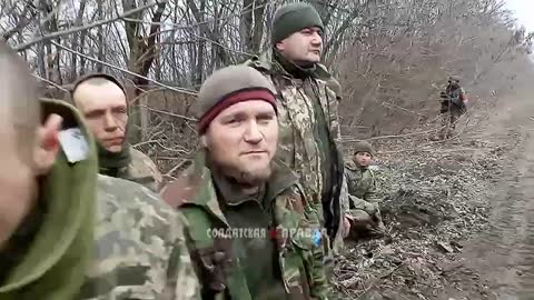 DPR fighters captured a group of Ukrainian soldiers in Volnovakha