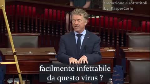 Rand Paul : "coronavirus" covid19 doesn't attack bats... nor pangulins... it is for humans...