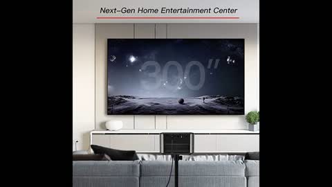 Review: Sponsored Ad - JMGO N7L Native 1080P Full HD 4K Projector with Android, 700 ANSI lm, Au...