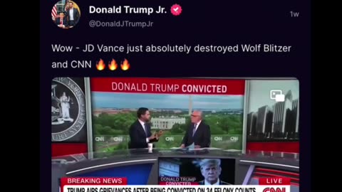 Wow - JD Vance Just Absolutely Destroyed Wolf Blitzer And CNN 🔥🔥🔥