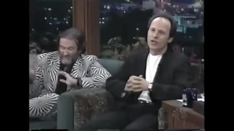 2 LEGENDS Robin Williams & Billy Crystal Leno Tonight Show 1997.ia