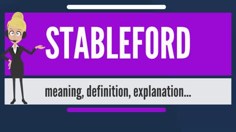 What is STABLEFORD? What does STABLEFORD mean? STABLEFORD meaning, definition & explanation