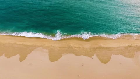 Drone view of the sea