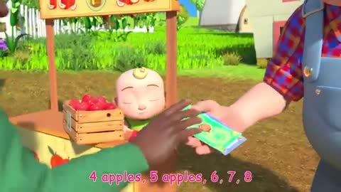 Let's Count Apples At The Farm CoComelon Nursery Rhymes & Kids Songs