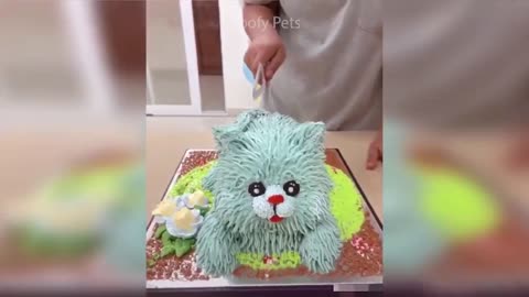 Cat and Dog Cake Reaction Compilation