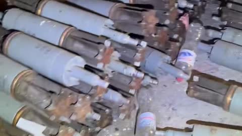Ukrainian Warehouse full of ammunitions