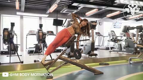 Lady Workout At Gym Amazing Motivation WorkOut for Girls - Watch Till End. GYM BODY MOTIVATION