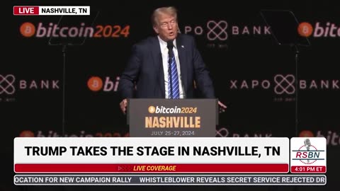 first American President ever to address a Bitcoin event anywhere in the world!