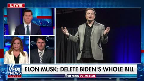 Charlie Kirk on Elon Musk calling to get rid of Biden's Build Back Better agenda
