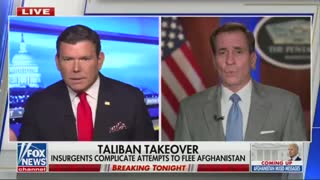 Pentagon Press Secretary John Kirby is asked why the British can get people out
