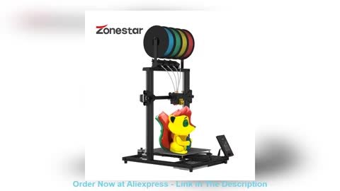 ☄️ ZONESTAR 4(3) Extruders Large Size 4(3)-IN-1-OUT Mixing Color High Precision Resolution