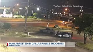 Dallas police dept. releases footage of Shreveport man carjacking, shooting officer