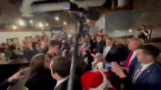 DJT stops by the Front Street Pub & Eatery in Davenport, Iowa