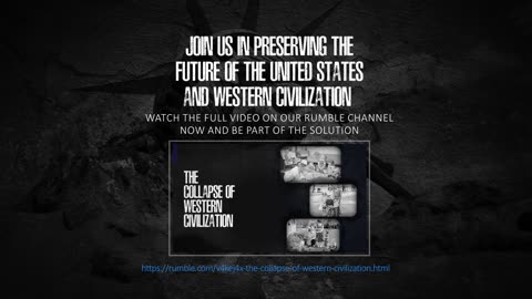 Prevent the Collapse of Western Civilization and the USA