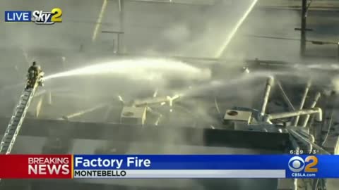 Yet ANOTHER food processing factory burns.