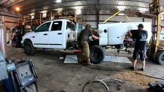 removing a Truck Bed and replacing a fuel Pump