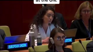 Strong speech by diplomat Lauren sayej in the UN