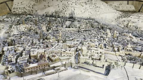 Maquete de Jerusalem no Museu da Torre de Davi