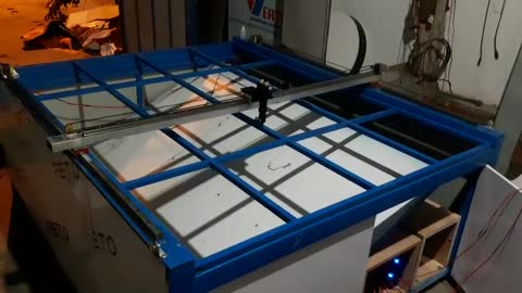 I'm making a 1200x1200 laser cutting machine that just finished about 70%