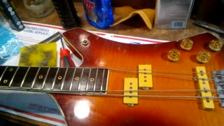 1982 Washburn B-20 Bass FINISH FIXING BODY CHIP 99% FINISHED