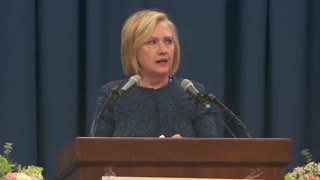 Clinton at Selma Anniversary: "Abrams should be governor, leading that state right now."