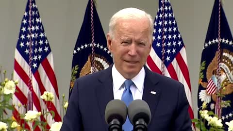 May of 2021 - Joe Biden Tells the American Citizenry that they no Longer Have to Wear a Mask