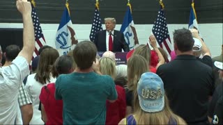 Donald Trump on the Campaign Trail in Iowa