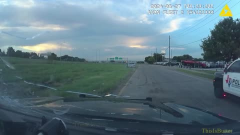 Cedar Hill police release dashcam video showing chase, shootout with wanted man