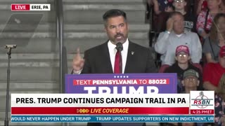 Sean Parnell brings down the house at the Trump Rally in Erie, PA - FULL