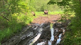 Pioneer 500 in the mud