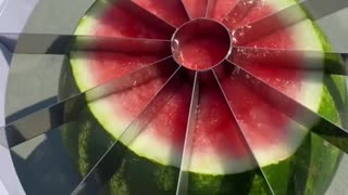 Best watermelon cutting skills