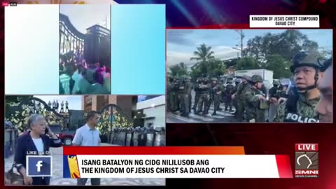 BREAKING: CIDG at SAF battalion troopers, pinasok na ang KOJC Compound sa Davao City at Tamayong