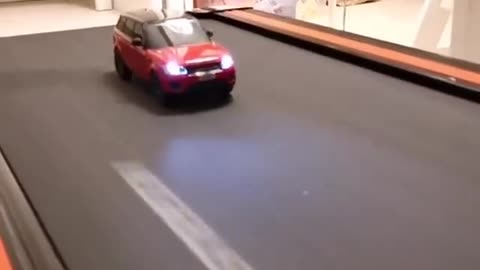Race simulation with a toy.