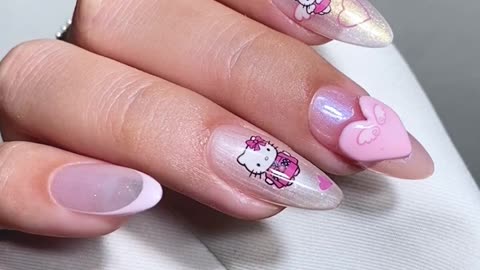 Super Cute Pinky Nails with LAVIS Flex Gel Tutorial Best 2023 Nail Tech