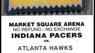 January 30, 1996 - Indiana Pacers Host Atlanta Hawks (Ticket Stub & Images)