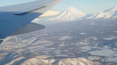 What does Kamchatka look like from above